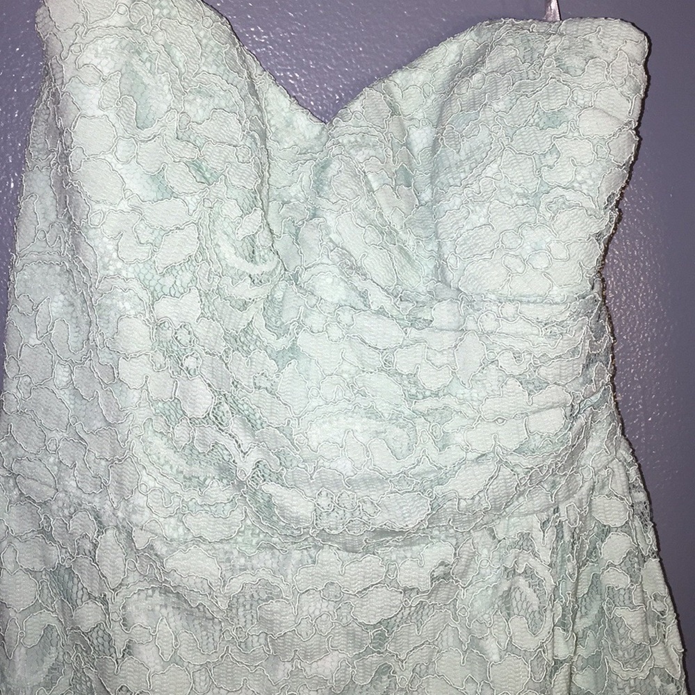 Mint lace dress💋